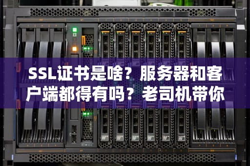SSL证书是啥？服务器和客户端都得有吗？老司机带你飙车式科普！