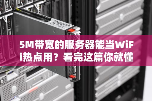 5M带宽的服务器能当WiFi热点用？看完这篇你就懂了！