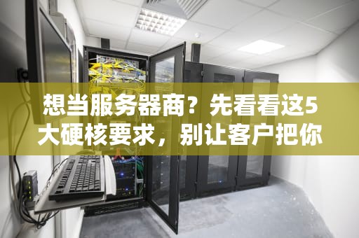 想当服务器商？先看看这5大硬核要求，别让客户把你“404”了！