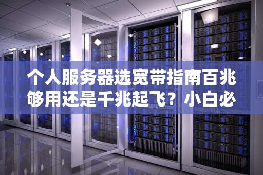 个人服务器选宽带指南百兆够用还是千兆起飞？小白必看的避坑攻略！