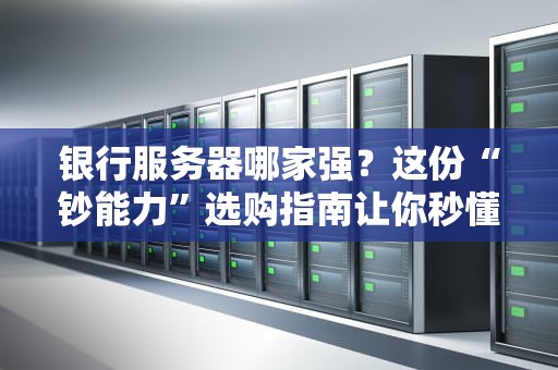 银行服务器哪家强？这份“钞能力”选购指南让你秒懂！