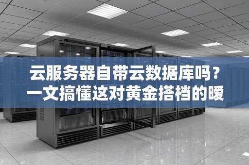 云服务器自带云数据库吗？一文搞懂这对黄金搭档的暧昧关系！