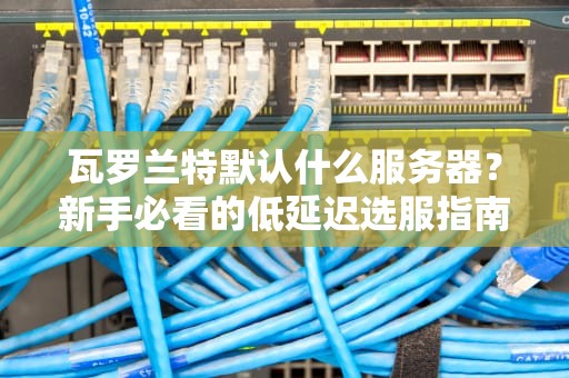 瓦罗兰特默认什么服务器？新手必看的低延迟选服指南！