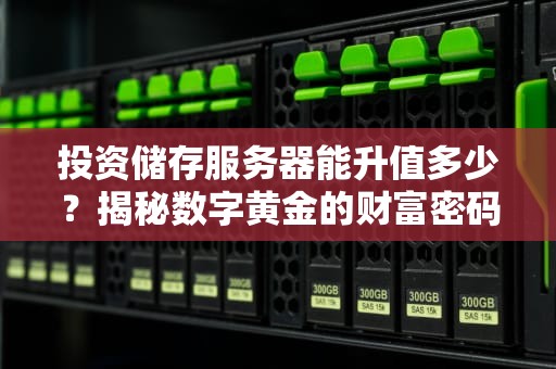 投资储存服务器能升值多少？揭秘数字黄金的财富密码！