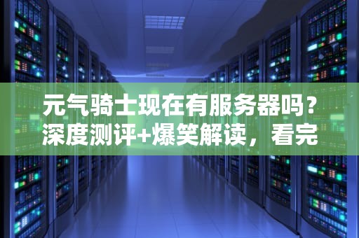 元气骑士现在有服务器吗？深度测评+爆笑解读，看完秒懂！