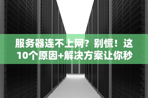 服务器连不上网？别慌！这10个原因+解决方案让你秒变IT大神！