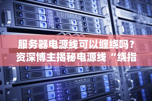 服务器电源线可以缠绕吗？资深博主揭秘电源线“绕指柔”的真相！