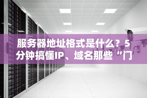 服务器地址格式是什么？5分钟搞懂IP、域名那些“门牌号”玄学！