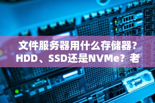 文件服务器用什么存储器？HDD、SSD还是NVMe？老司机带你选对不翻车！