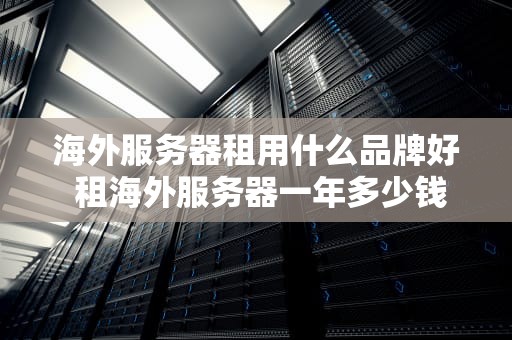 海外服务器租用什么品牌好 租海外服务器一年多少钱