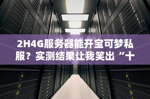 2H4G服务器能开宝可梦私服？实测结果让我笑出“十万伏特”！