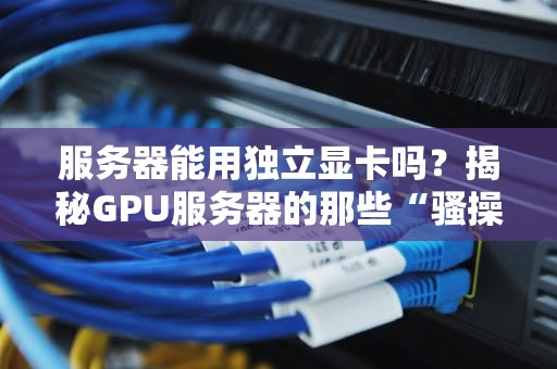 服务器能用独立显卡吗？揭秘GPU服务器的那些“骚操作”