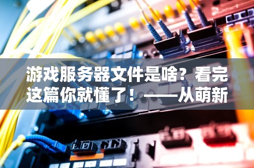 游戏服务器文件是啥？看完这篇你就懂了！——从萌新到大佬的终极指南