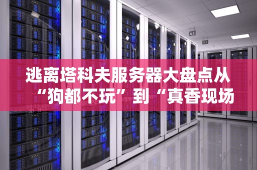 逃离塔科夫服务器大盘点从“狗都不玩”到“真香现场”，这些服务器你都试过吗？