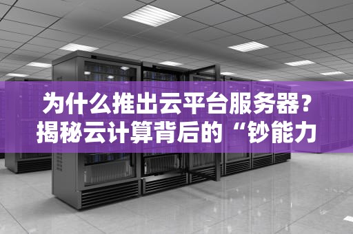 为什么推出云平台服务器？揭秘云计算背后的“钞能力”与黑科技！