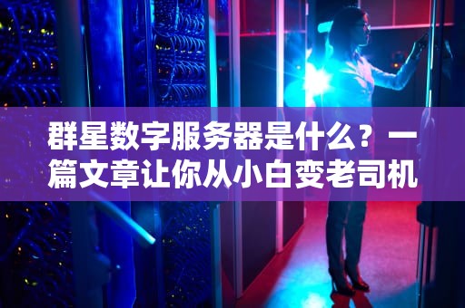 群星数字服务器是什么？一篇文章让你从小白变老司机！