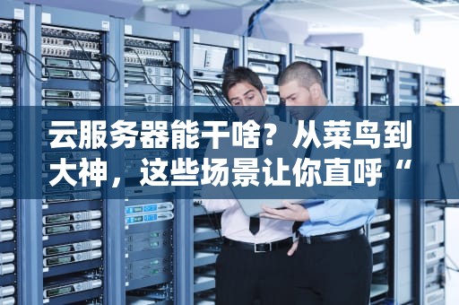 云服务器能干啥？从菜鸟到大神，这些场景让你直呼“真香”！
