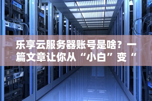 乐享云服务器账号是啥？一篇文章让你从“小白”变“大神”！