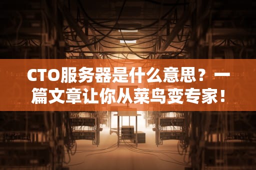CTO服务器是什么意思？一篇文章让你从菜鸟变专家！