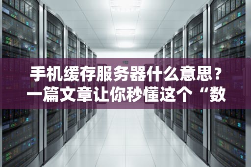 手机缓存服务器什么意思？一篇文章让你秒懂这个“数据小管家”