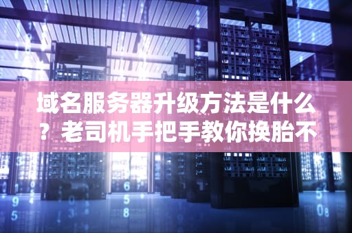域名服务器升级方法是什么？老司机手把手教你换胎不翻车！