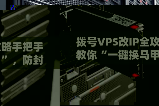 拨号VPS改IP全攻略手把手教你“一键换马甲”，防封号、爬数据两不误！