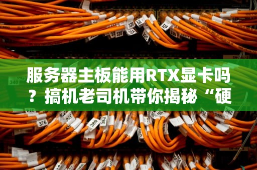 服务器主板能用RTX显卡吗？搞机老司机带你揭秘“硬核兼容性”