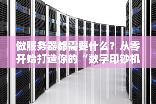 做服务器都需要什么？从零开始打造你的“数字印钞机”！（附避坑指南）