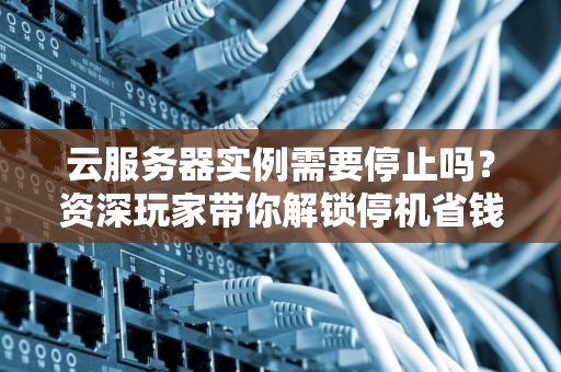 云服务器实例需要停止吗？资深玩家带你解锁停机省钱的正确姿势！