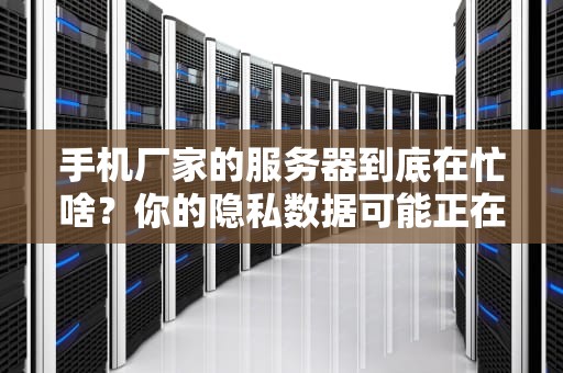 手机厂家的服务器到底在忙啥？你的隐私数据可能正在蹦迪！