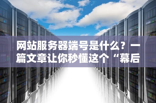 网站服务器端号是什么？一篇文章让你秒懂这个“幕后黑手”！