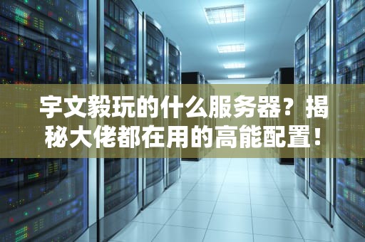 宇文毅玩的什么服务器？揭秘大佬都在用的高能配置！