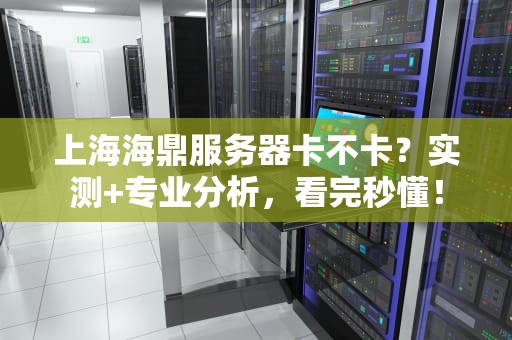 上海海鼎服务器卡不卡？实测+专业分析，看完秒懂！