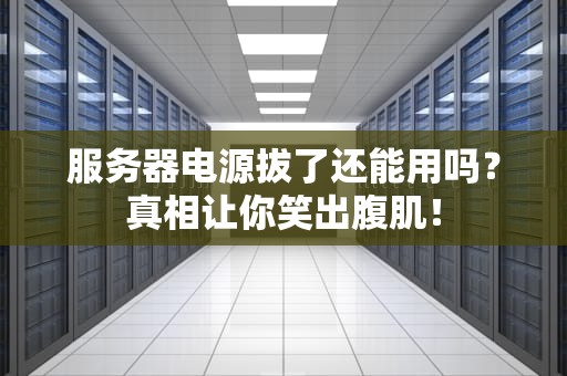 服务器电源拔了还能用吗？真相让你笑出腹肌！