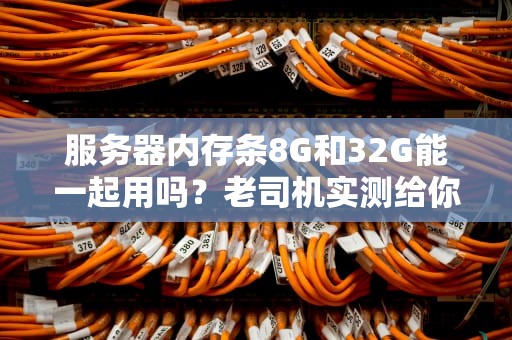 服务器内存条8G和32G能一起用吗？老司机实测给你答案！