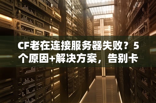 CF老在连接服务器失败？5个原因+解决方案，告别卡顿怒摔键盘！
