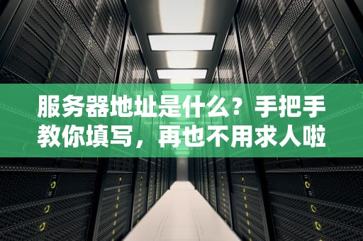 服务器地址是什么？手把手教你填写，再也不用求人啦！