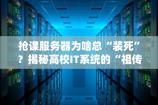 抢课服务器为啥总“装死”？揭秘高校IT系统的“祖传代码”之谜