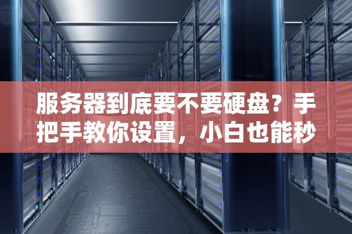 服务器到底要不要硬盘？手把手教你设置，小白也能秒懂！