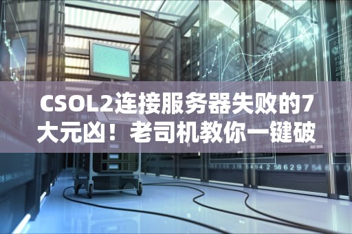 CSOL2连接服务器失败的7大元凶！老司机教你一键破防