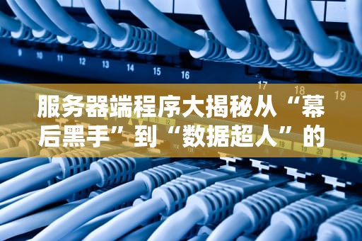 服务器端程序大揭秘从“幕后黑手”到“数据超人”的奇妙世界