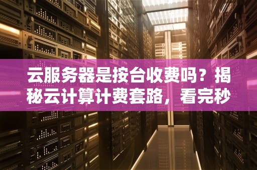 云服务器是按台收费吗？揭秘云计算计费套路，看完秒变老司机！