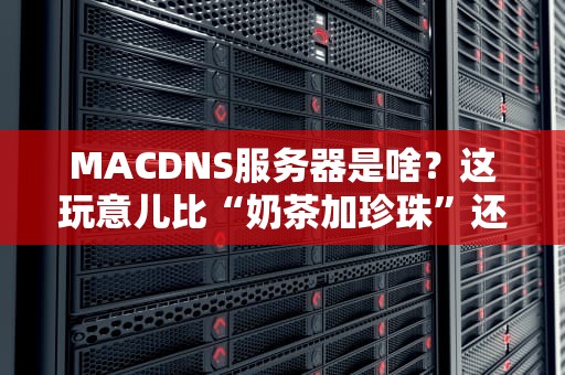 MACDNS服务器是啥？这玩意儿比“奶茶加珍珠”还香吗？——技术宅的硬核测评+人话翻译版