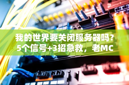 我的世界要关闭服务器吗？5个信号+3招急救，老MC玩家必看！