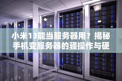小米13能当服务器用？揭秘手机变服务器的骚操作与硬核科普！