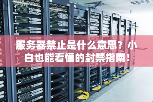 服务器禁止是什么意思？小白也能看懂的封禁指南！