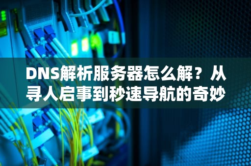 DNS解析服务器怎么解？从寻人启事到秒速导航的奇妙之旅！