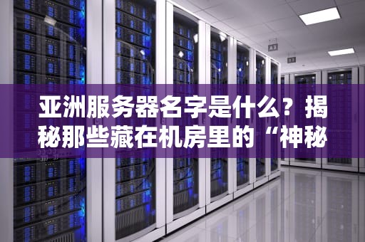 亚洲服务器名字是什么？揭秘那些藏在机房里的“神秘代号”！