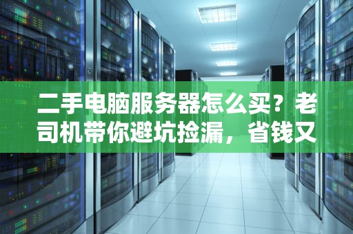 二手电脑服务器怎么买？老司机带你避坑捡漏，省钱又靠谱！