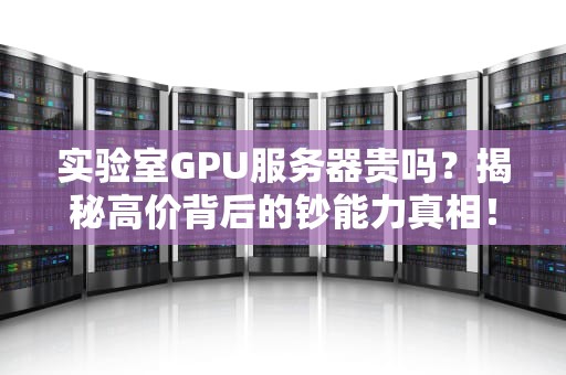 实验室GPU服务器贵吗？揭秘高价背后的钞能力真相！